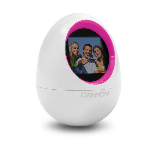 Canyon Egg Desktop Photo Frame with 1.5" 2mb Pink
