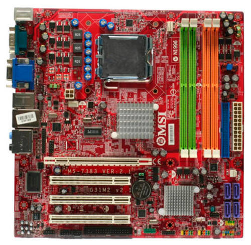 MSI G31M2 + Intel Pentium D 3.00Ghz + 1GB DDR-667 Ram