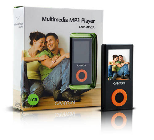 Canyon MP4 Player - 8GB FM tuner, Video and Photos