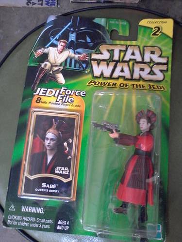 Star Wars, Power Of The Jedi 'Sabe, Queen's Decoy' Action Figure. NOC