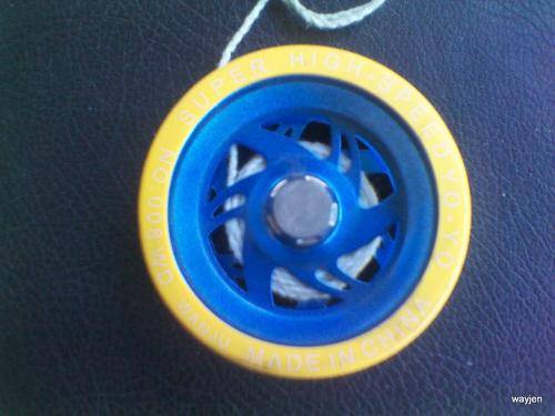 SUPER HIGH SPEED YO-YO. MADE IN CHINA. SOME MARKS.