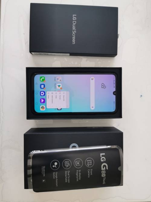 LG G8x ThinQ Dual Screen Smarphone - Aurora Black