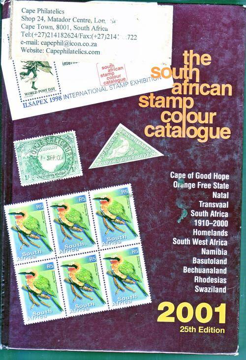 SOUTH AFRICAN STAMP COLOUR CATALOGUE 2001