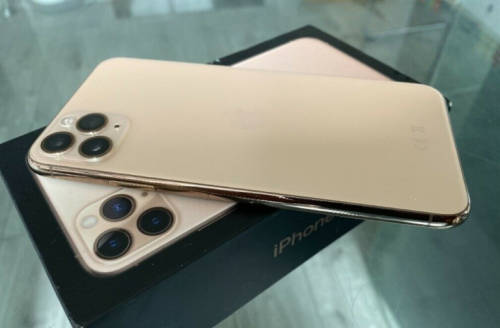 Gold Apple Iphone 11 Pro Max 256GB Factory Unlocked To All Networks + Warranty
