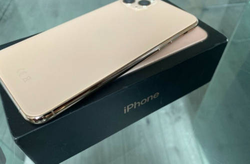 Gold Apple Iphone 11 Pro Max 256GB Factory Unlocked To All Networks + Warranty