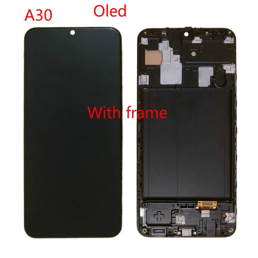 Samsung A30 LCD With Frame