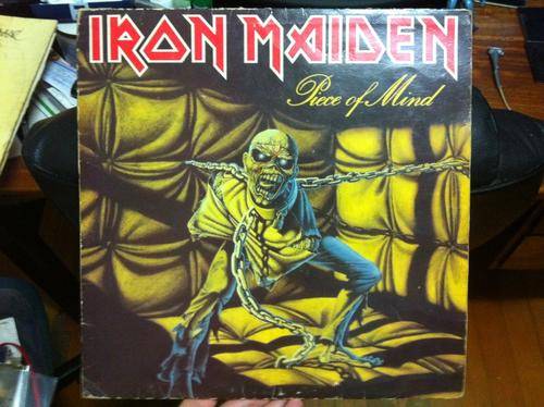 IRON MAIDEN - PIECE OF MIND (ORIGINAL 1St Press U.K)  EMA 800