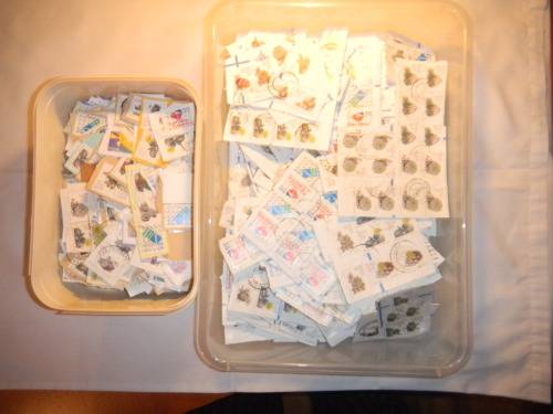 Lucky Dip, Stamps on paper and card, approx two thousand, mostly South African, from the 90's