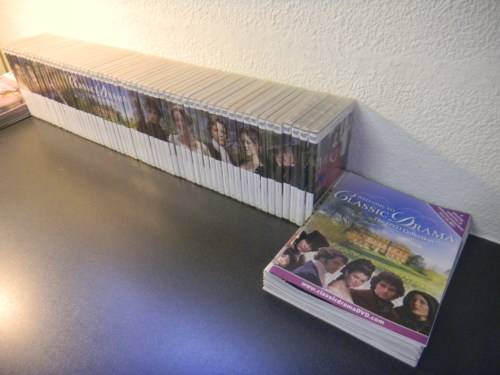 SET OF BBC "CLASSIC DRAMA" PRODUCTIONS "THE DVD COLLECTION" on 60 DVD's