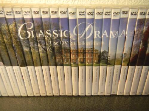 SET OF BBC "CLASSIC DRAMA" PRODUCTIONS "THE DVD COLLECTION" on 60 DVD's