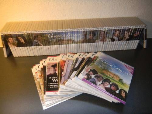 SET OF BBC "CLASSIC DRAMA" PRODUCTIONS "THE DVD COLLECTION" on 60 DVD's