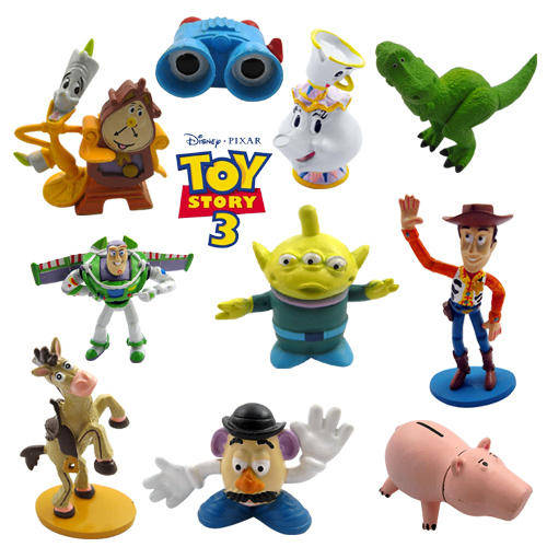 Disney Toy Story 3 Woody Buzz Alien Figure Set Of 10 Pcs