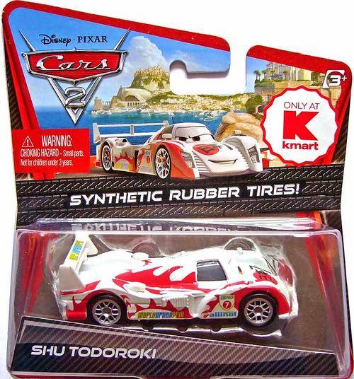 Disney Pixar Cars 2 Shu Todoroki (rubber tires) - Kmart