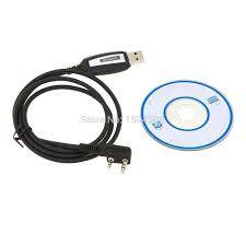 BAOFENG 2 Pins Plug USB Programming Cable for Walkie Talkie for UV-5R series