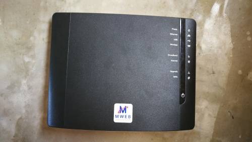 MWeb TG 589vn router