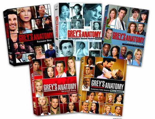 GREY's ANATOMY COMPLETE SEASON's 1 - 5