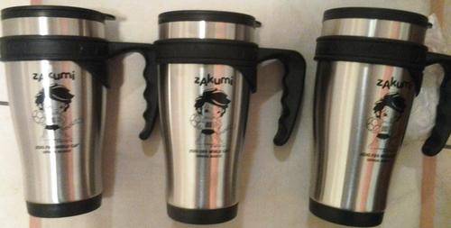 3 Stainless Steel Travel Mugs