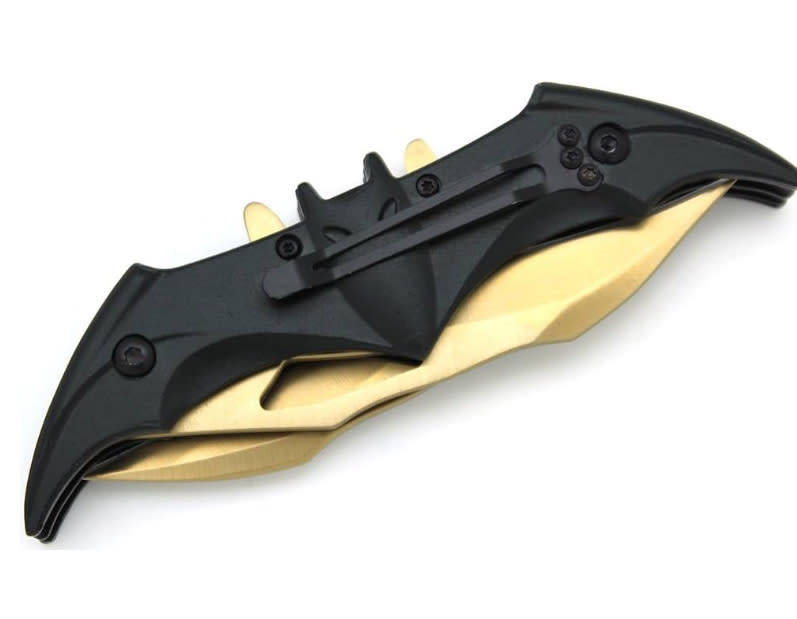 Batman Double Bladed Folding Knife