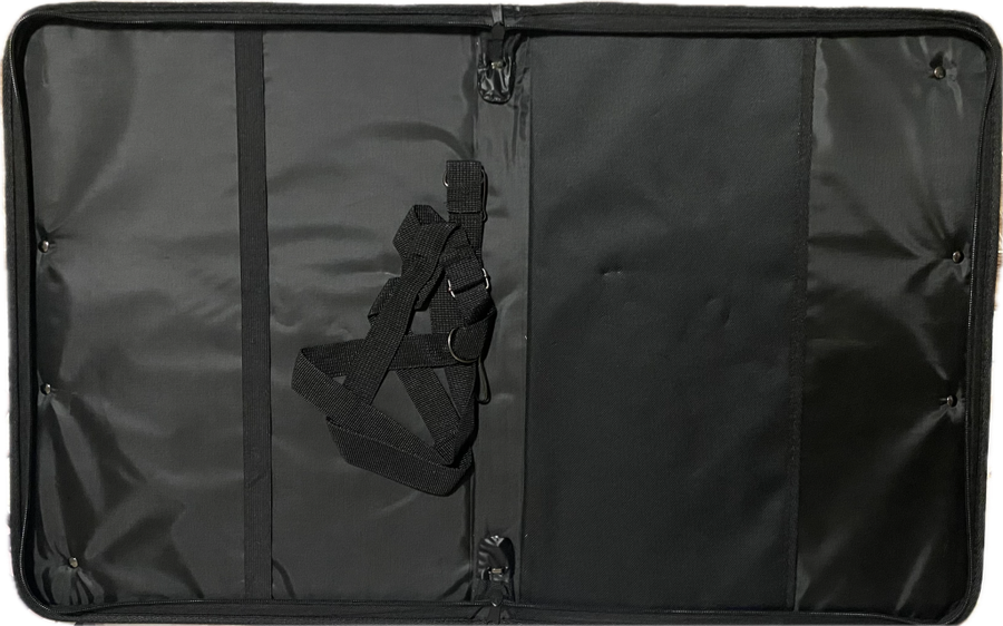 Dala Nylon Portfolio Bag - Black - A3 (Please read)