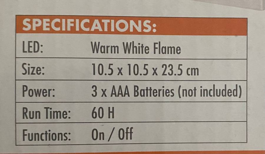 Home Quip Vintage Black Lantern Battery Operated