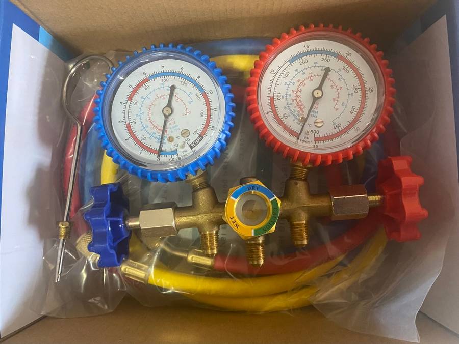 BRASS MANIFOLD GAUGE SET