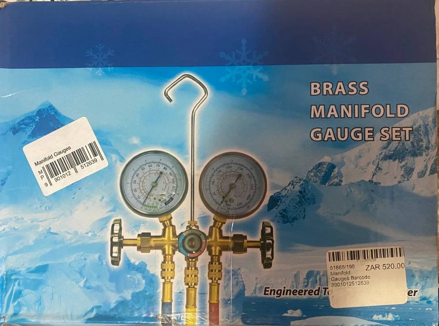 BRASS MANIFOLD GAUGE SET