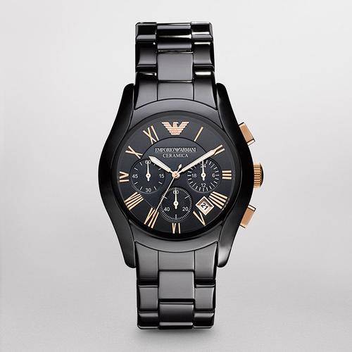 New Emporio Armani AR1410 Chronograph Ceramica Gents Watch**EXCLUSIVE ITEM**