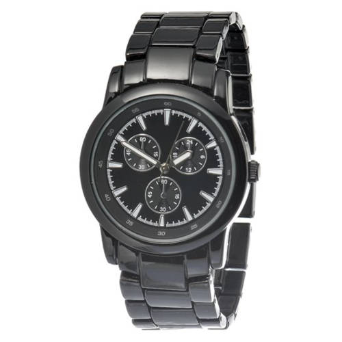 "NEW" FMD (by FOSSIL) Merona Ladies Black Quartz Dress Watch