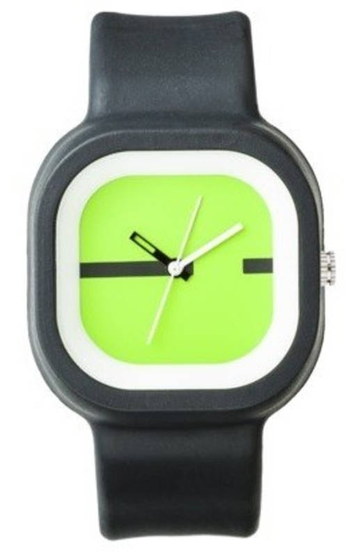 FMD (By FOSSIL) Xhiliration Black Rubber Ladies Quartz Dress Watch