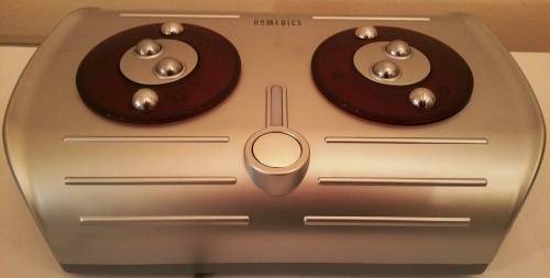 HOMEDICS FOOT PLEASURER ULTRA DEEP KNEADING FOOT MASSAGER WITH INFRARED HEAT