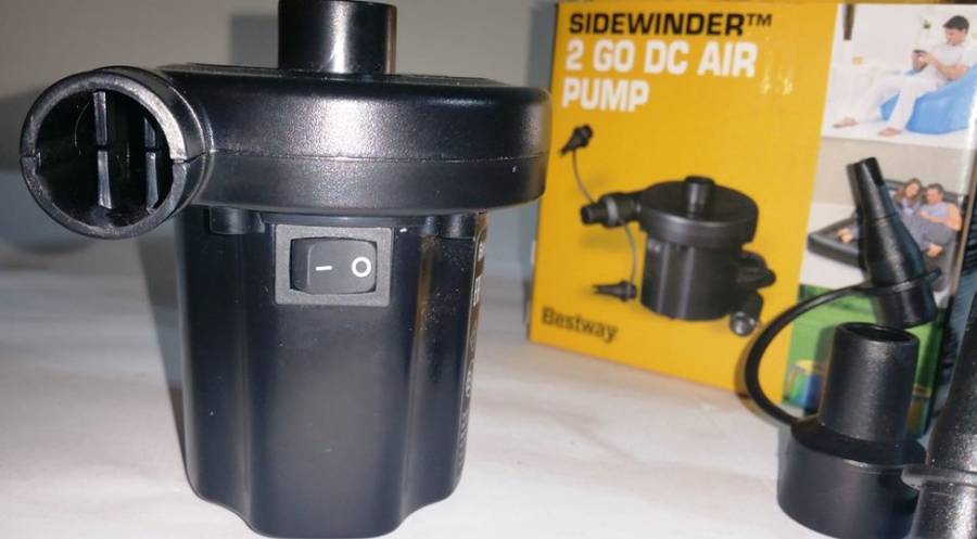 DC AIR PUMP 2 GO ~ SIDEWINDER  [BESTWAY]
