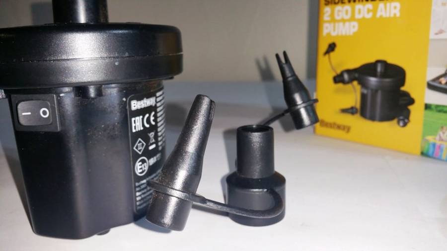 DC AIR PUMP 2 GO ~ SIDEWINDER  [BESTWAY]