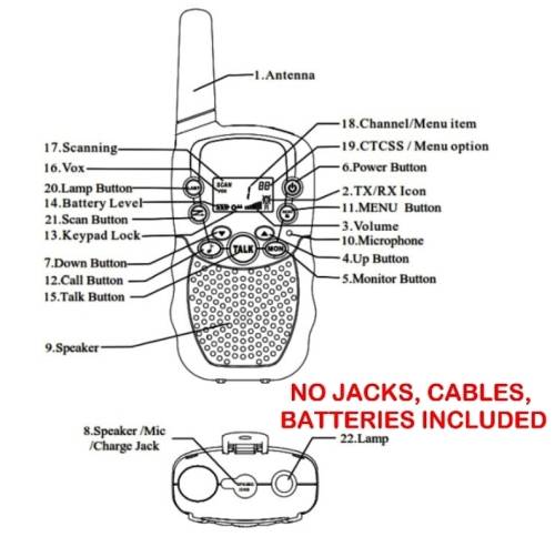 BELLSOUTH WALKIE-TALKIE ~ T-388