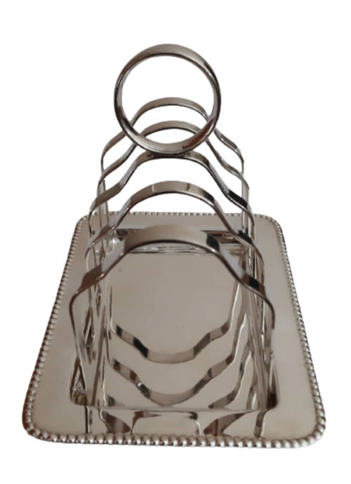 TOAST RACK ~ 4-SLICE ~ PLATED