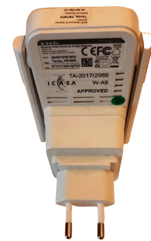 TENDA WIRELESS N300 UNIVERSAL RANGE EXTENDER - Model A9