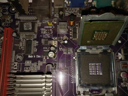 PC MOTHERBOARD FOR DESKTOP - ELITEGROUP ECS G31T-M REV: 1.0 15-V39-011002 DUAL DDR2 800 [ENHANCED ED