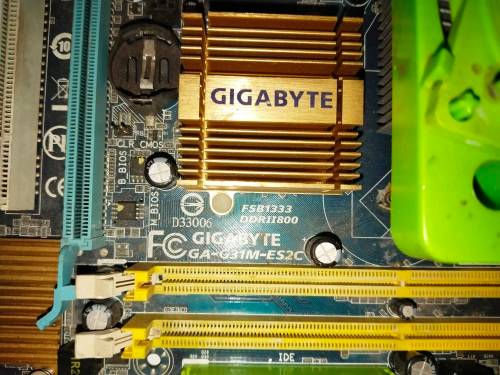 PC MOTHERBOARD FOR DESKTOP - GIGABYTE MOTHERBOARD GA-G31M-ES2C REV: 1.1  FSB1333 DDRII 800 D33006