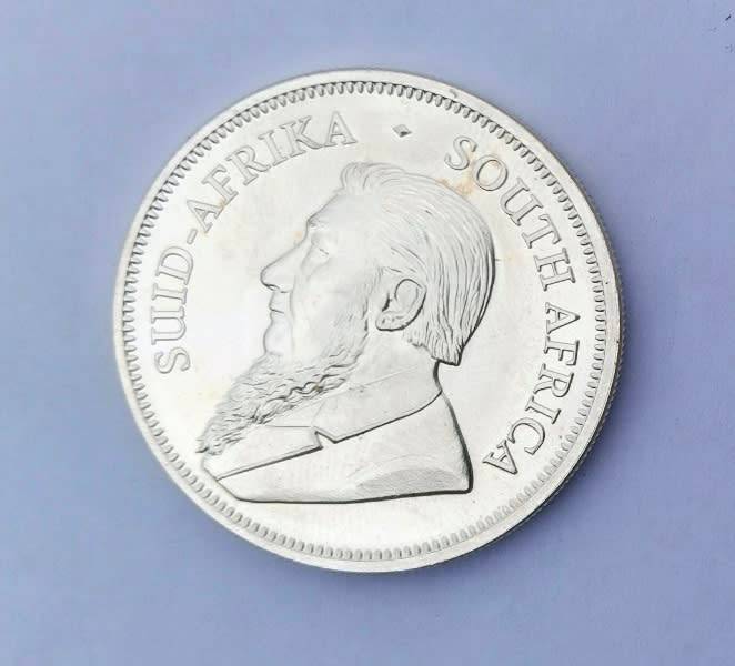 2021 SILVER KRUGER RAND SILVER BULLION ~ 1 Oz FINE SILVER