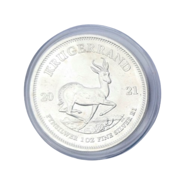 2021 SILVER KRUGER RAND SILVER BULLION ~ 1 Oz FINE SILVER