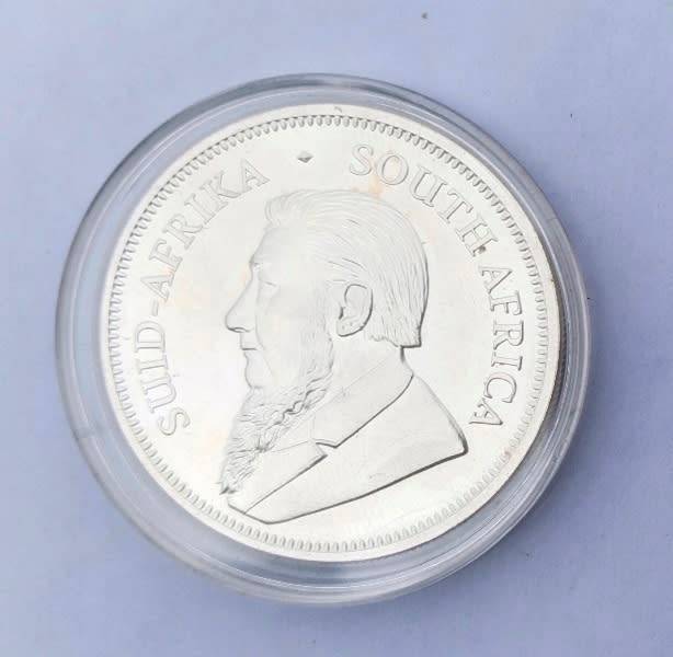 2021 SILVER KRUGER RAND SILVER BULLION ~ 1 Oz FINE SILVER