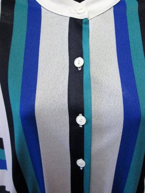 Vintage c1980's Sheer Polyester Dress - Size 34