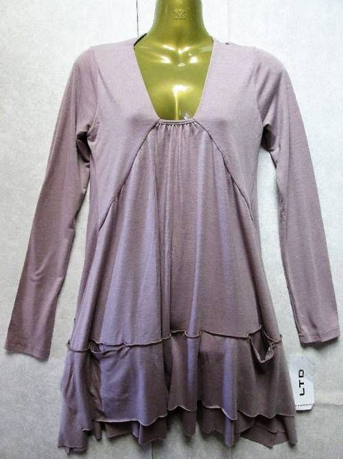 Stretch Polyester/Rayon Dusty Pink Top - Size 34 *Quality Brand *New + Tag