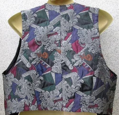 Vintage Patterned Waistcoat - Size 36 (Chest 94cm)