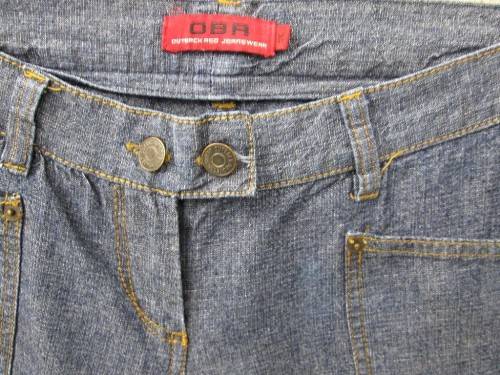 Wide Leg Lightweight Denim Capri Pants - Size 35 (Waist 78cm; Hip 102cm) *Quality Brand