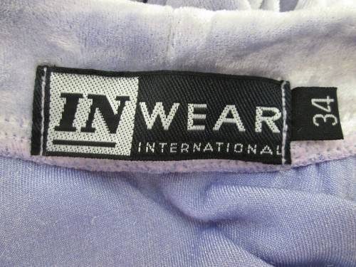 Vintage Lilac Velvet Long Length Dress - Size 34 * Quality Brand