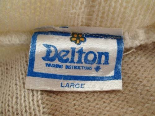 Vintage Cream & Beige Jersey - Size L