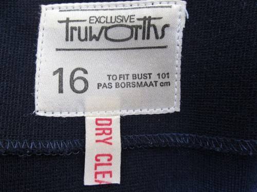 Vintage Navy Waistcoat - Size 40