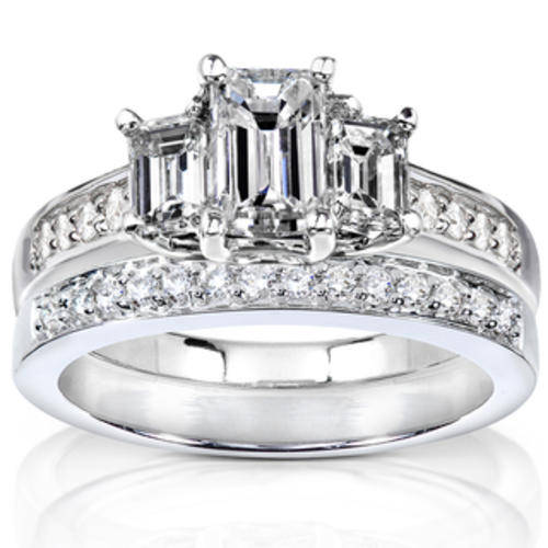 Exquisite Breathtaking - Sensational 2.75ctw Cr. Diamond wedding set**Sizes 6