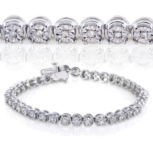 **GORGEOUS**TENNIS BRACELET 25.00 CARAT CR DIAMONDS SET IN A BEAUTIFUL CLASSIC STYLE BRACELET