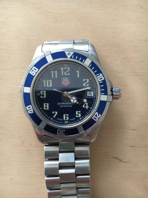 TAG Heuer Professional Blue Men`s Watch - Model WM1113